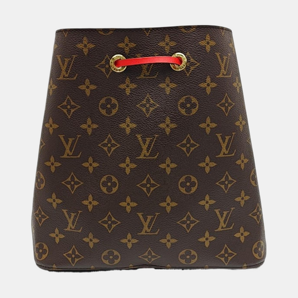 NÉONOÉ MM Monogram Coated Canvas Brown