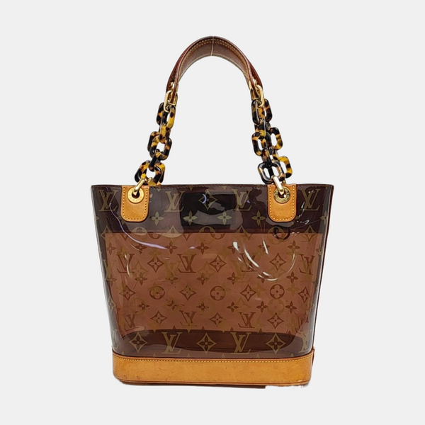 SAC AMBRE PM Monogram Plastic Brown