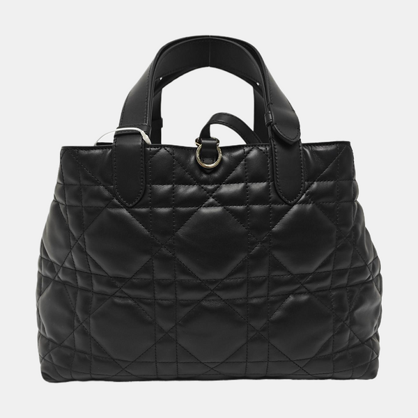 Toujours Medium Cannage Calfskin Black