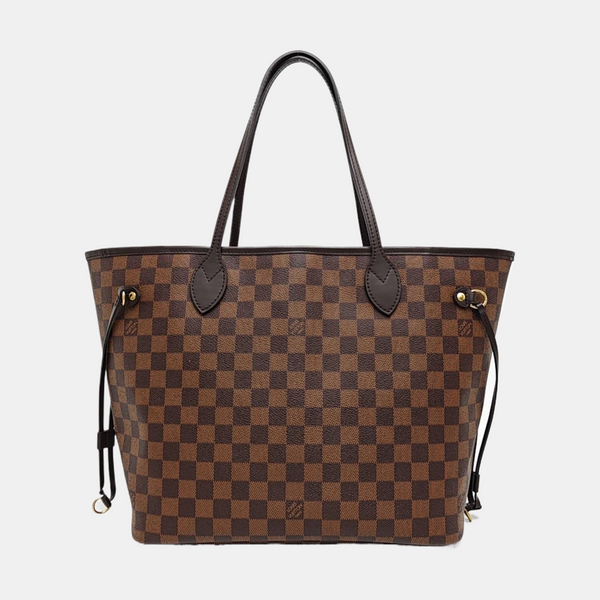NEVERFULL MM Damier Ebene Coated Canvas Brown