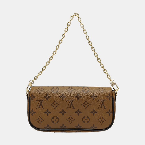IVY Monogram Coated Canvas Brown