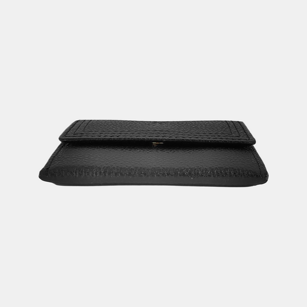 Calfskin Black Card Holder