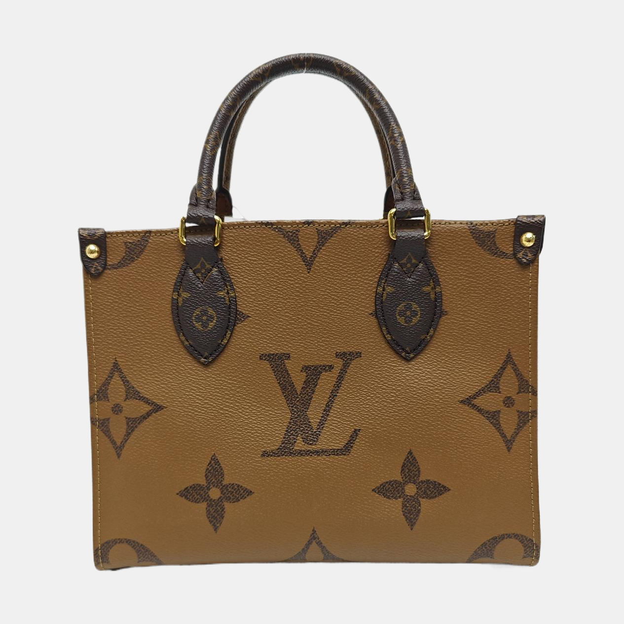 ONTHEGO PM Monogram Coated Canvas Brown