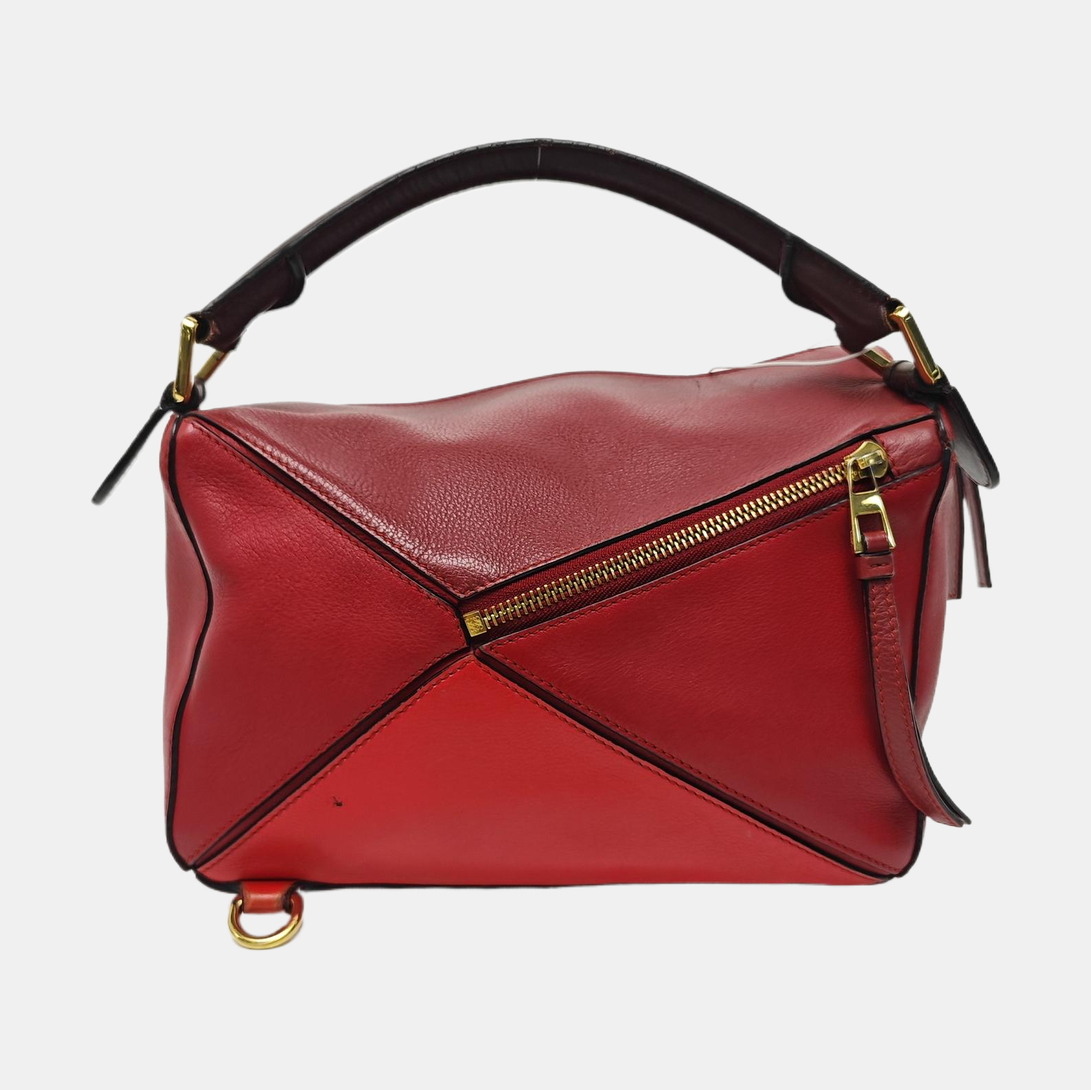 Puzzle Small Calfskin Red