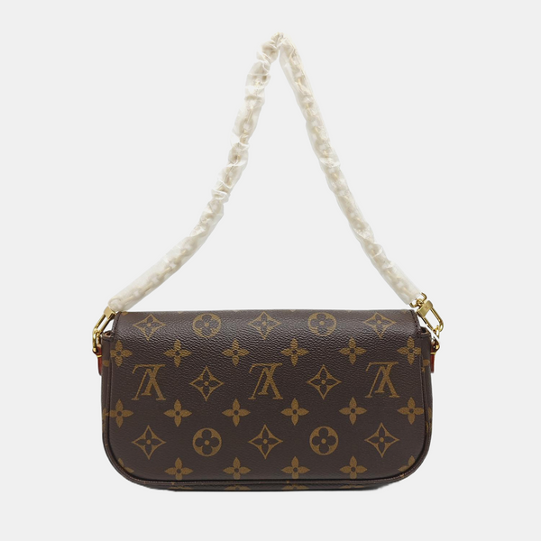 IVY Monogram Coated Canvas Brown