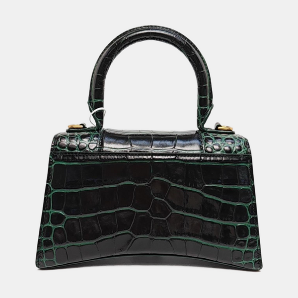 Hourglass Small Calfskin Green