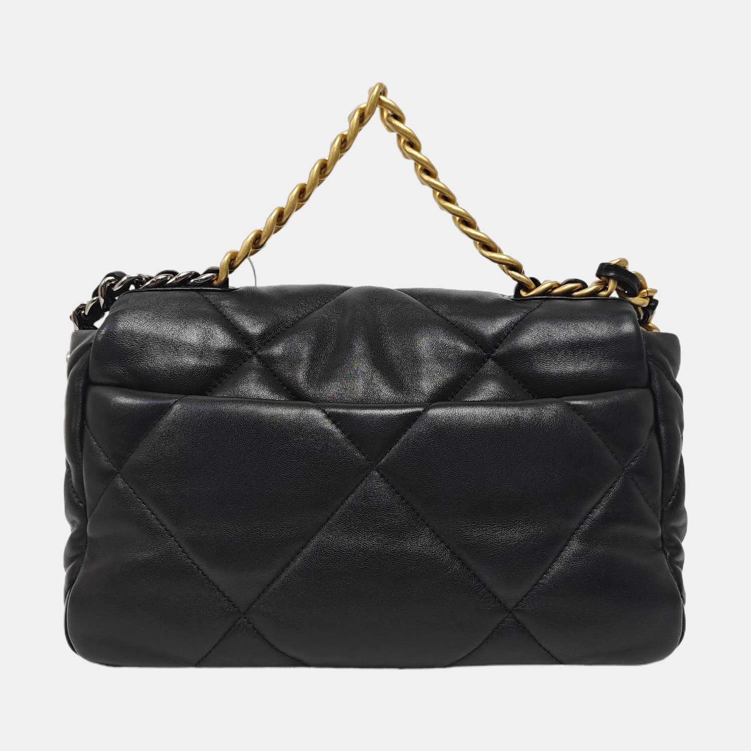 CHANEL 19 Small Quilted Lambskin Black