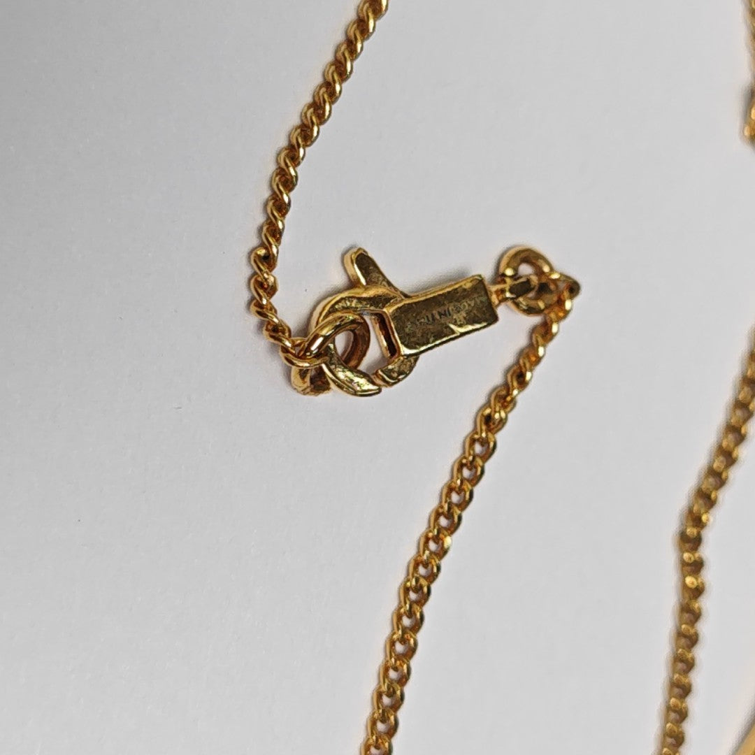 ALPHABET Brass Gold Necklace