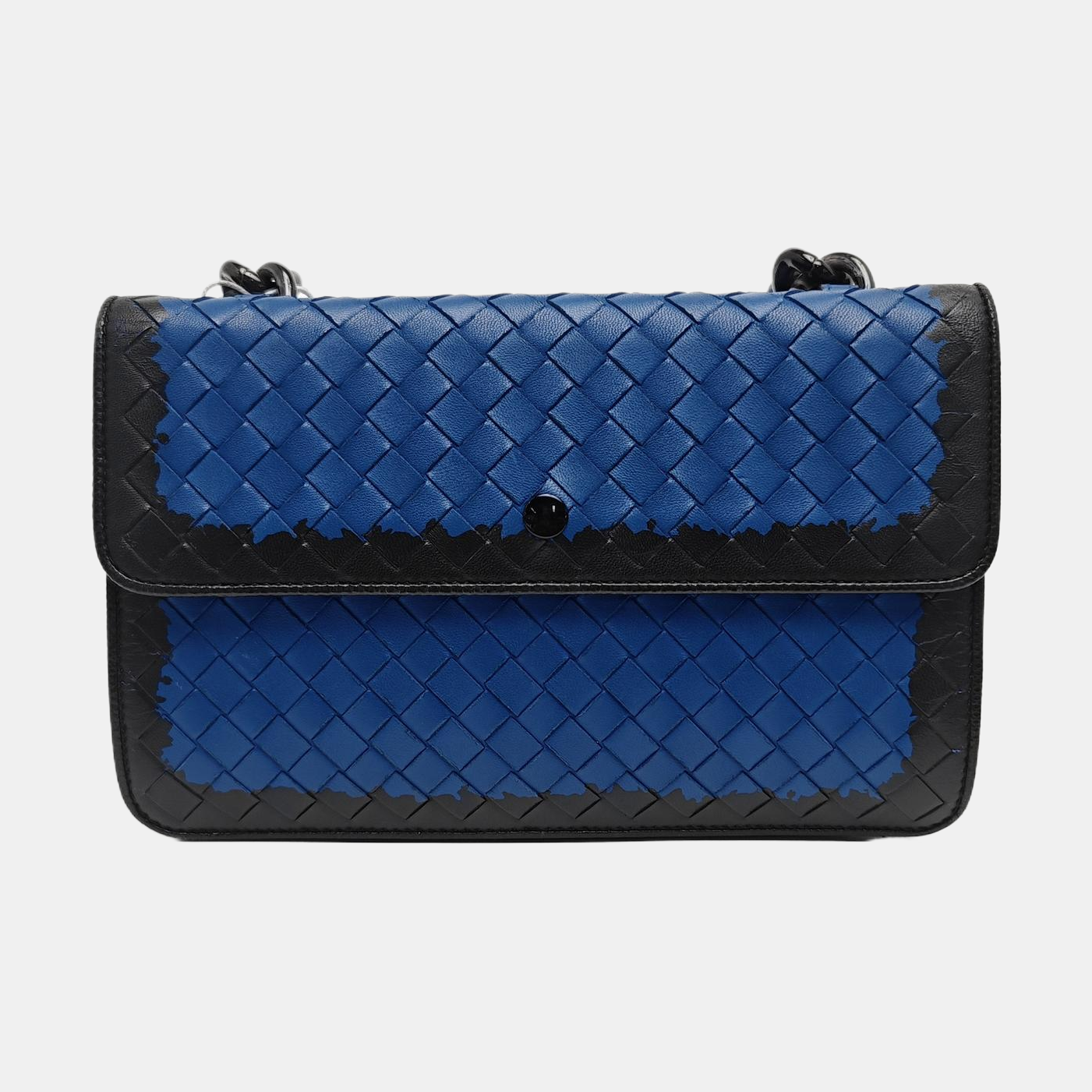 Calfskin Shoulder Bag Blue