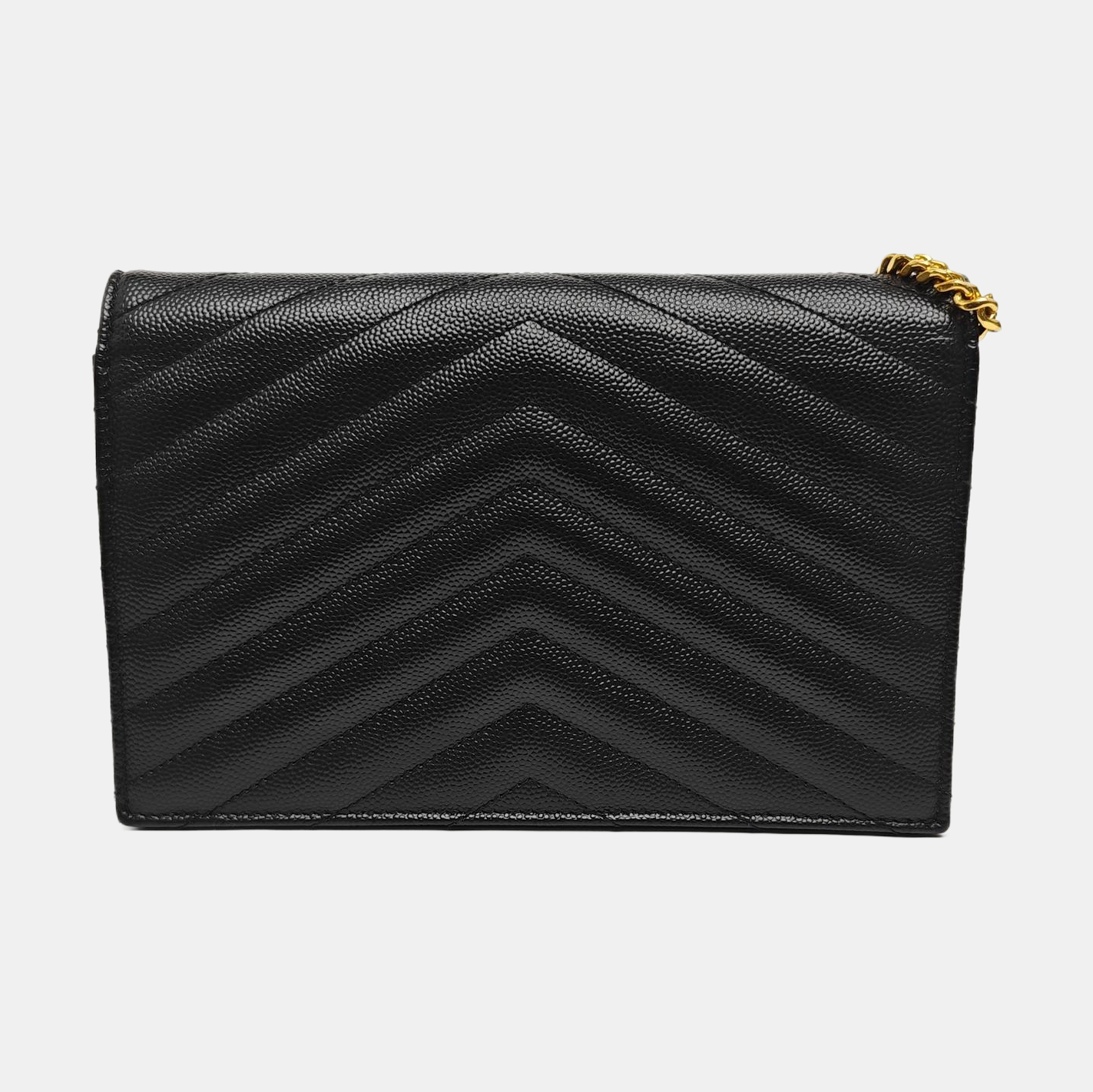 MONOGRAM WOC Chevron Calfskin Black