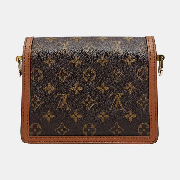 DAUPHINE Mini Monogram Coated Canvas Brown