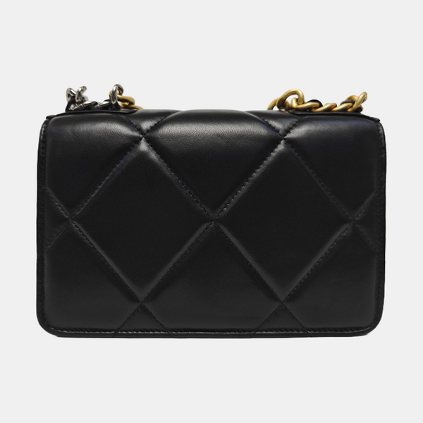 CHANEL 19 WOC Quilted Lambskin Black