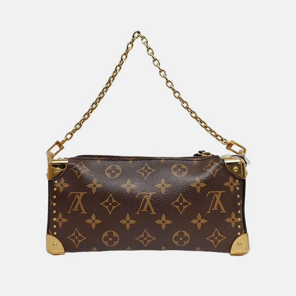 SLIM TRUNK Monogram Coated Canvas Brown