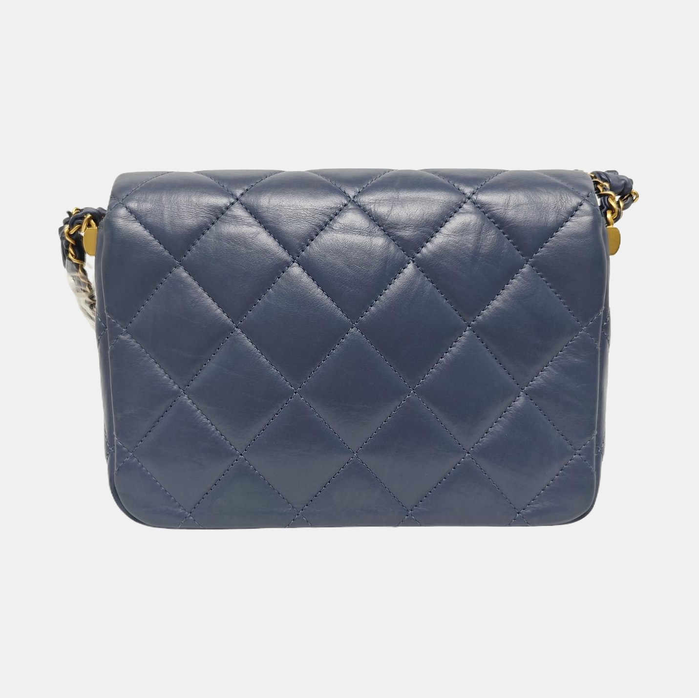 Quilted Calfskin Blue