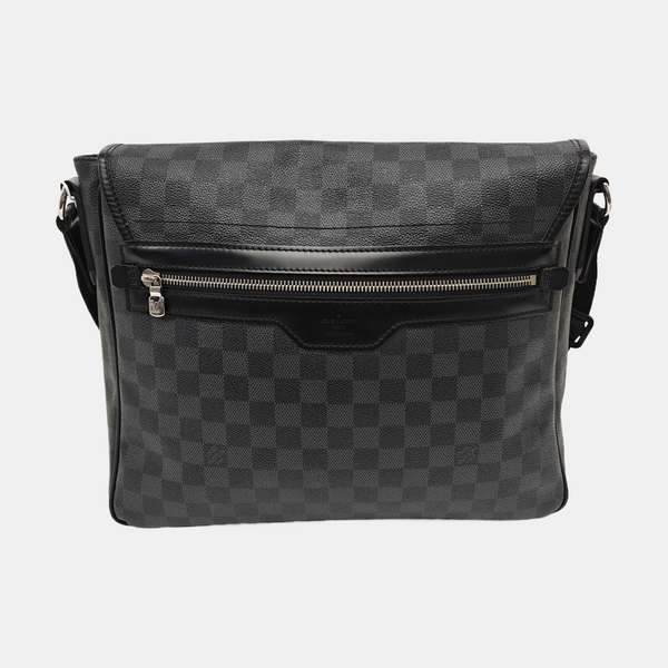 DANIEL Damier Graphite Coated Canvas Gray