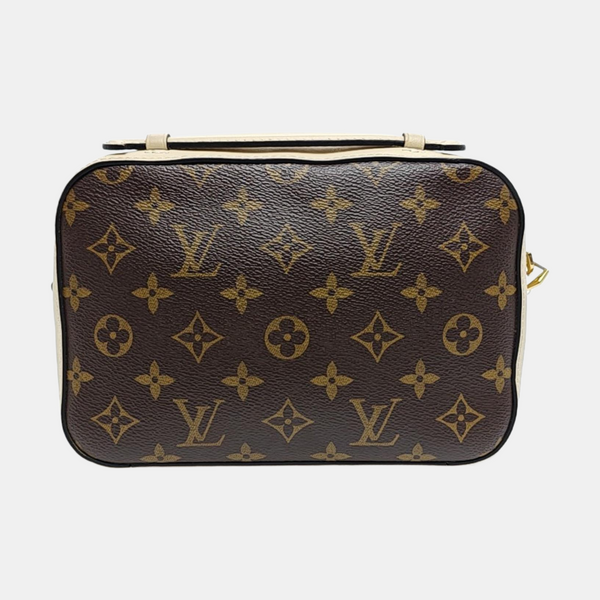 SAINTONGE Monogram Coated Canvas Brown