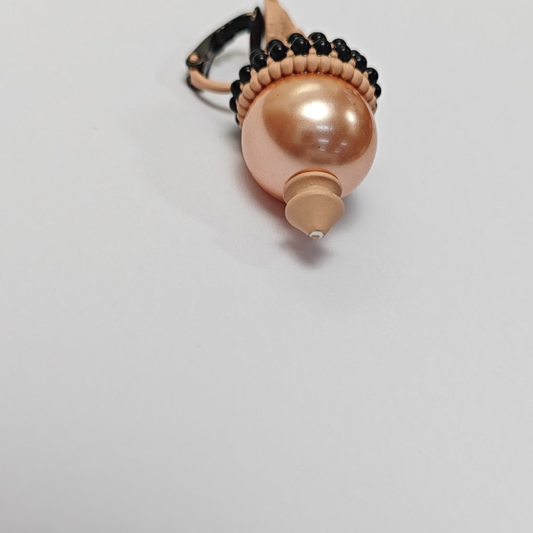 Le Marché Des Merveilles Metal Pink Clip On Earrings