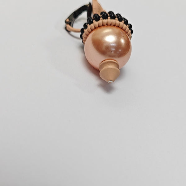 Le Marché Des Merveilles Metal Pink Clip On Earrings