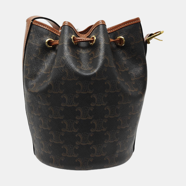 TRIOMPHE CANVAS Small Coated Canvas Brown