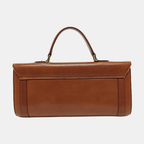 Calfskin Shoulder Bag Brown