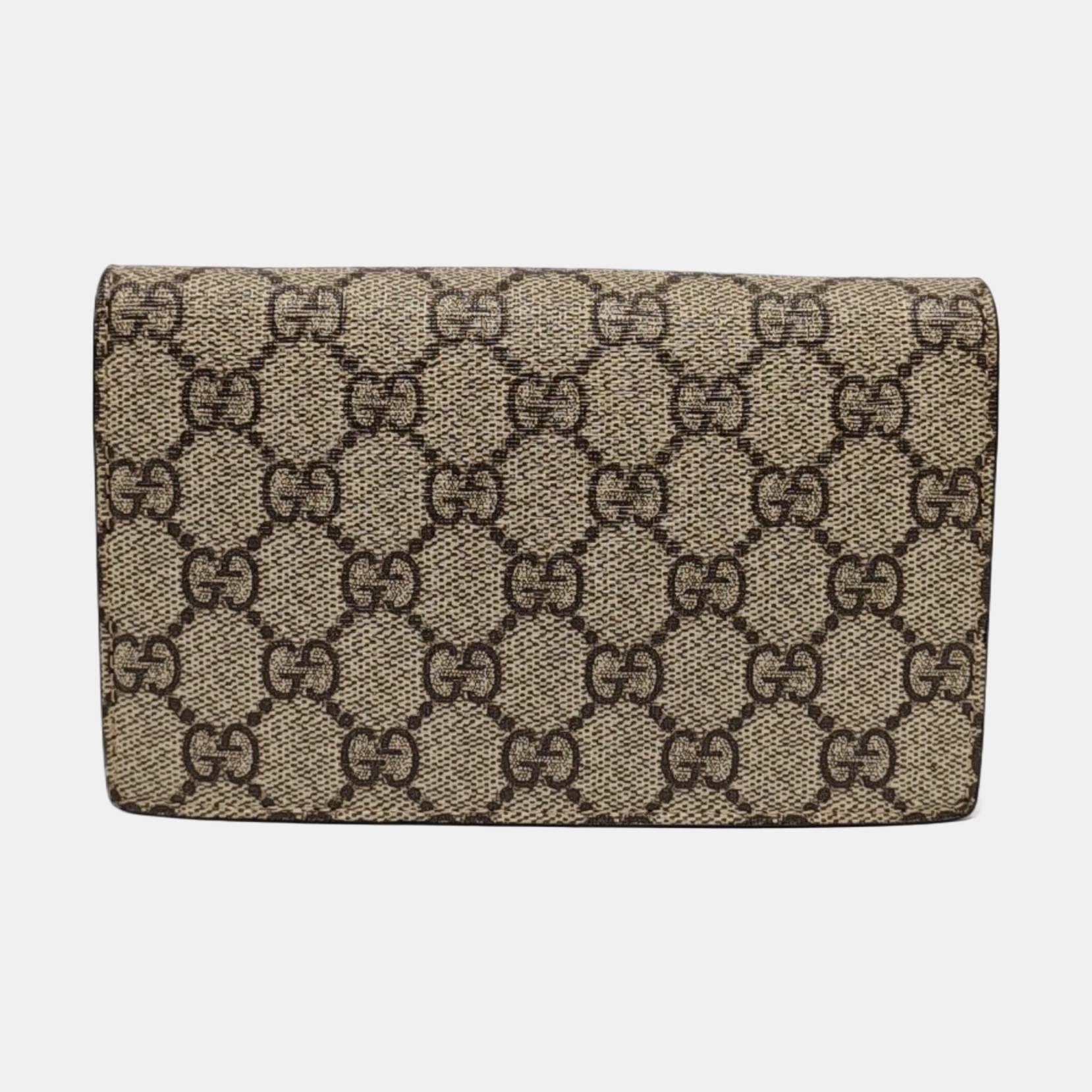GG Supreme Mini Monogram Coated Canvas Beige