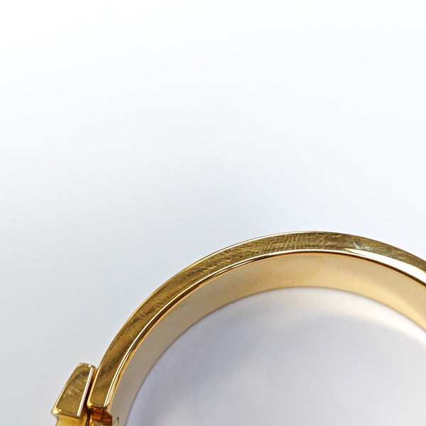 Clic H Metal Gold Bangle