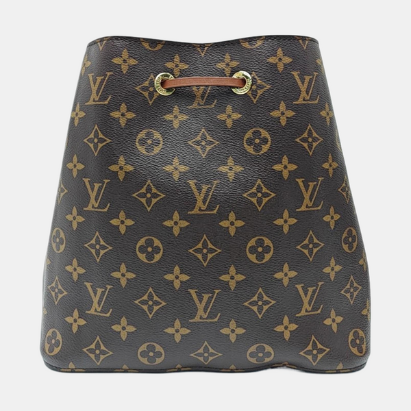NÉONOÉ MM Monogram Coated Canvas Brown