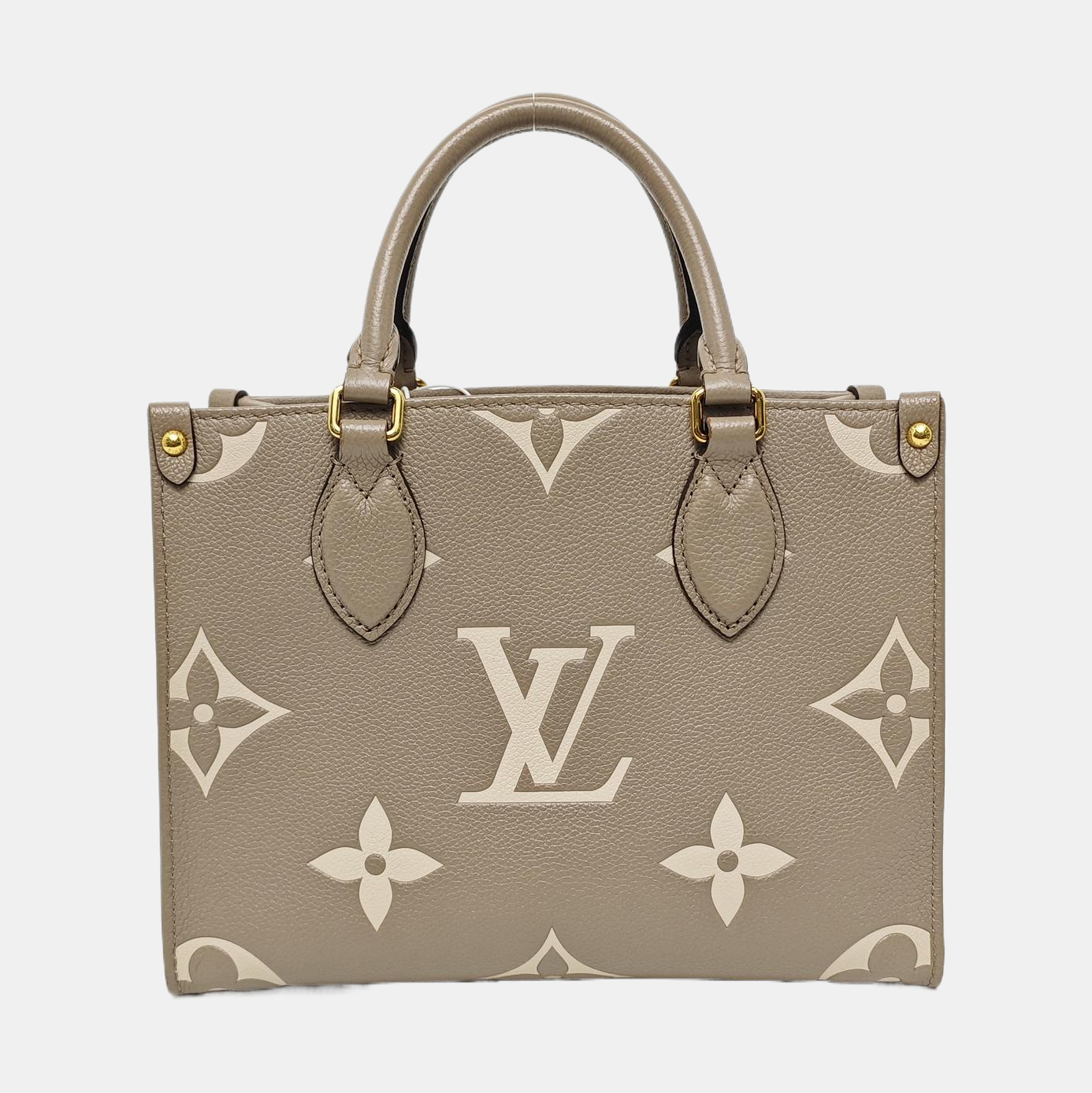 ONTHEGO PM Monogram Calfskin Gray