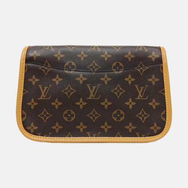 DIANE Monogram Coated Canvas Brown