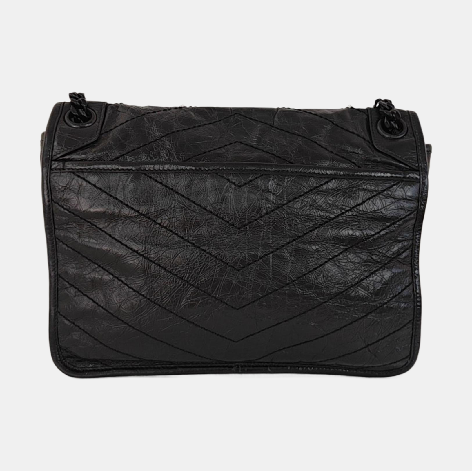 NIKI Medium Quilted Calfskin Black