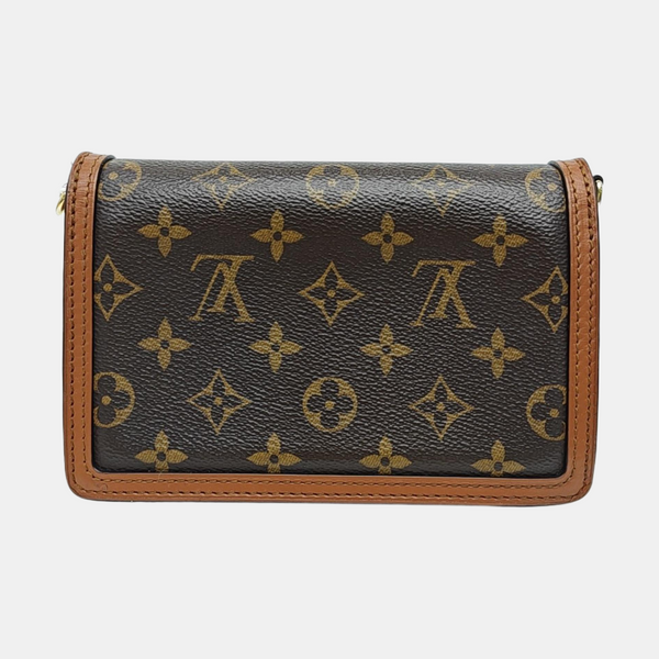DAUPHINE WOC Monogram Coated Canvas Brown