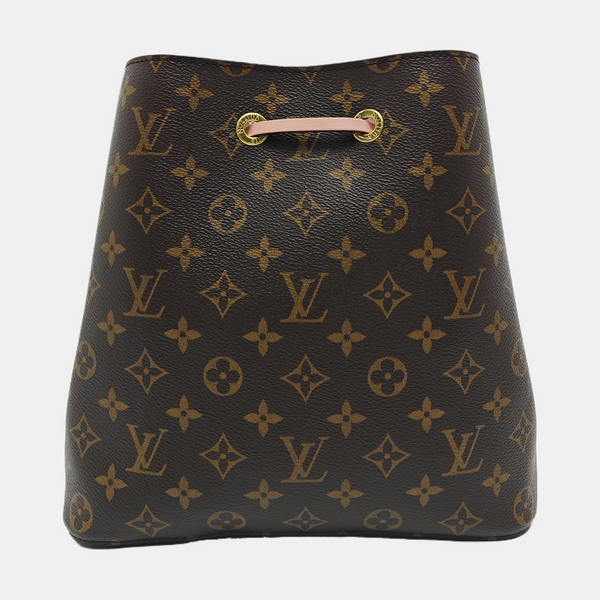 NÉONOÉ MM Monogram Coated Canvas Brown