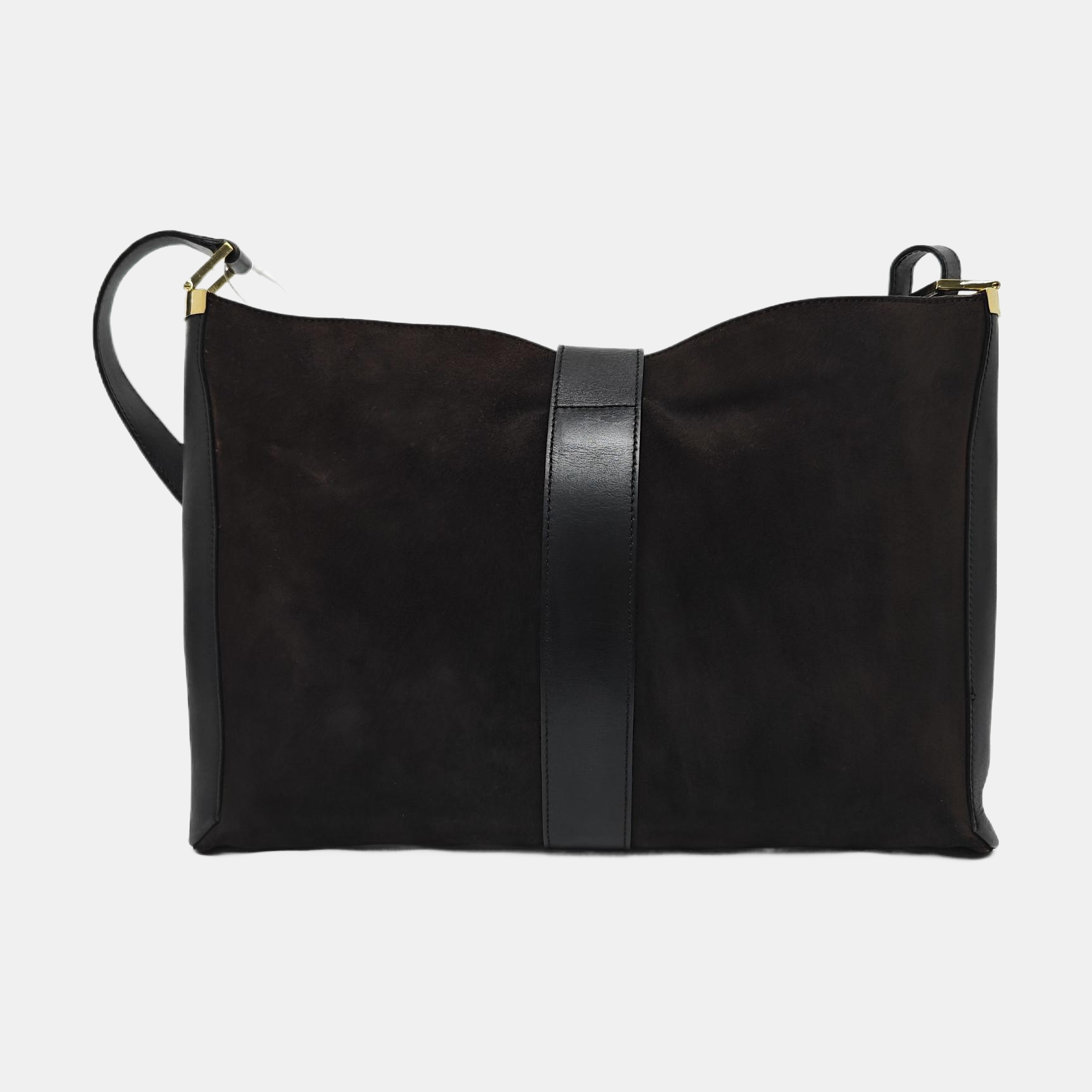 Suede Shoulder Bag Brown