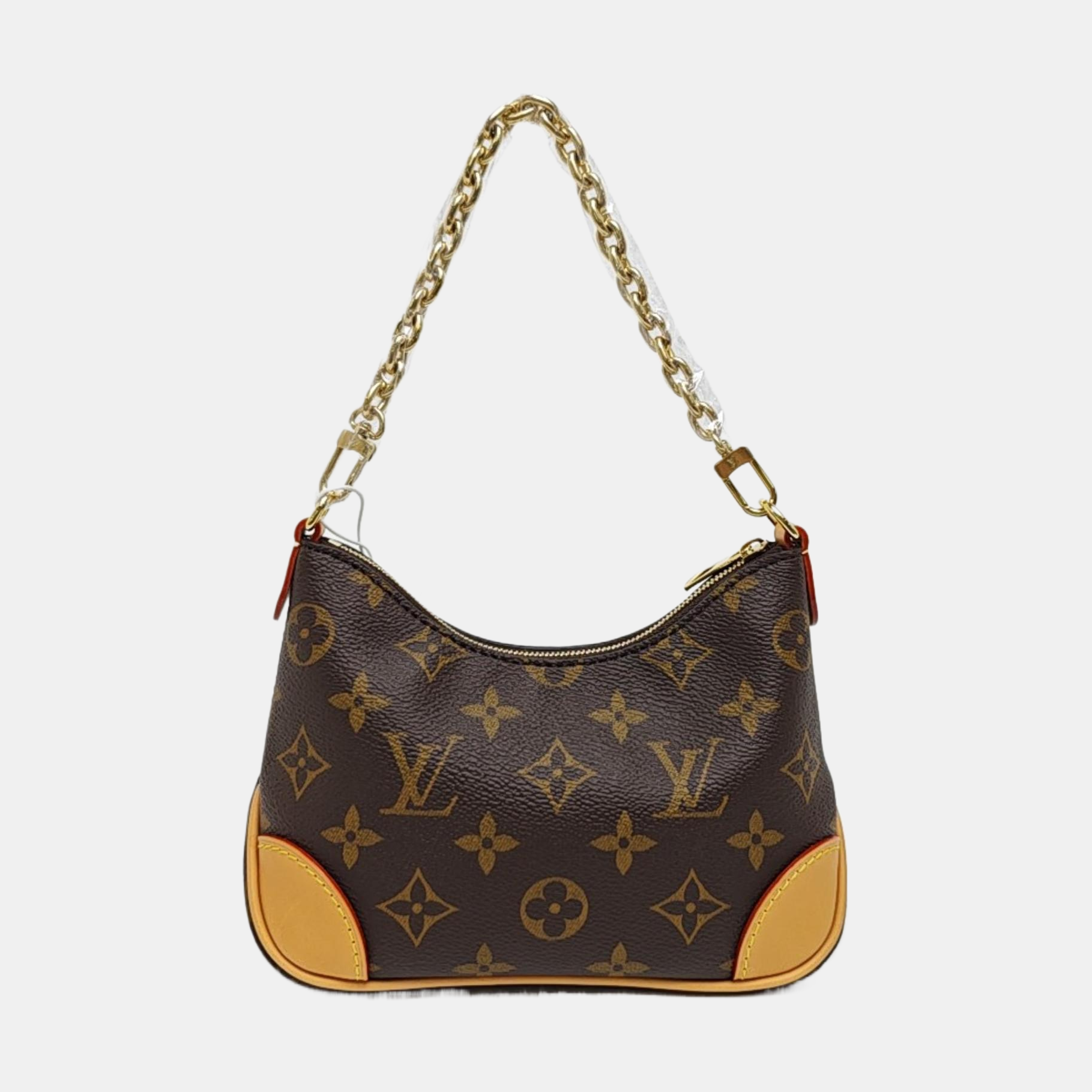 BOULOGNE Nano Monogram Coated Canvas Brown