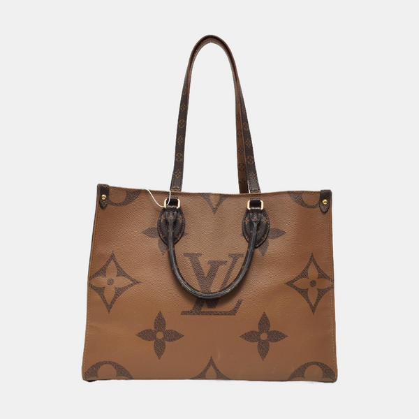 ONTHEGO MM Monogram Coated Canvas Brown