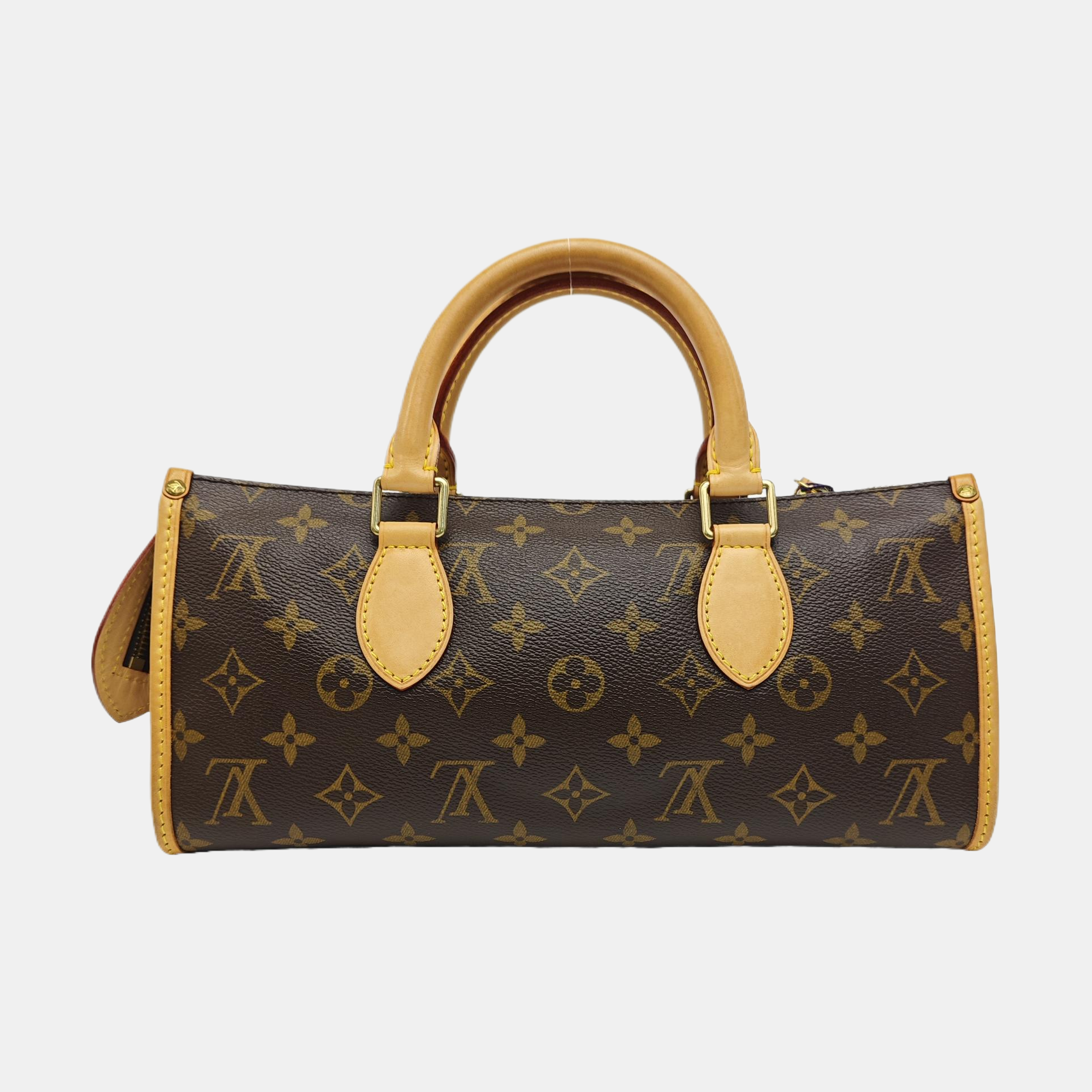 POPINCOURT Monogram Coated Canvas Brown