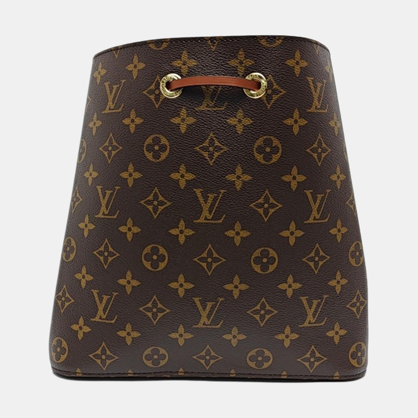 NÉONOÉ MM Monogram Coated Canvas Brown