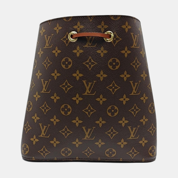 NÉONOÉ MM Monogram Coated Canvas Brown