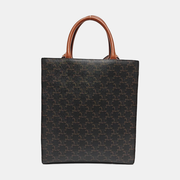 CABAS CELINE Small Coated Canvas Black