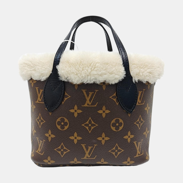 NEVERFULL INSIDE OUT BB Monogram Coated Canvas Brown