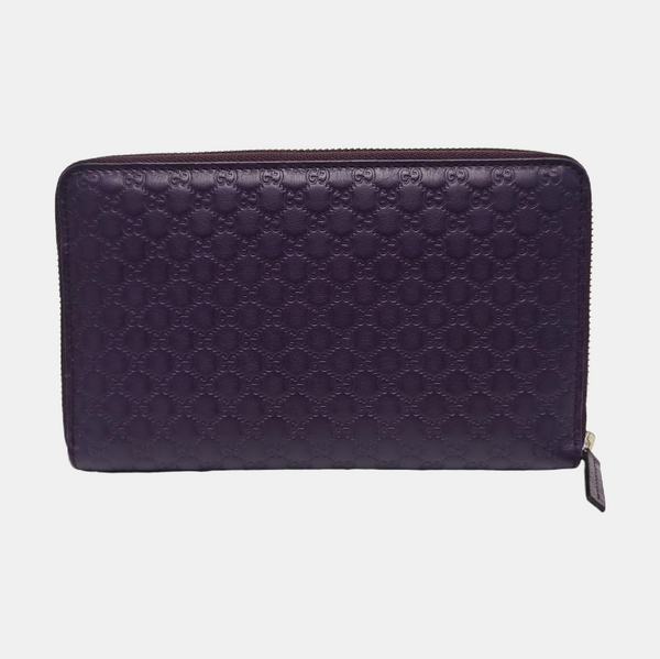 Monogram Calfskin Wallet Purple