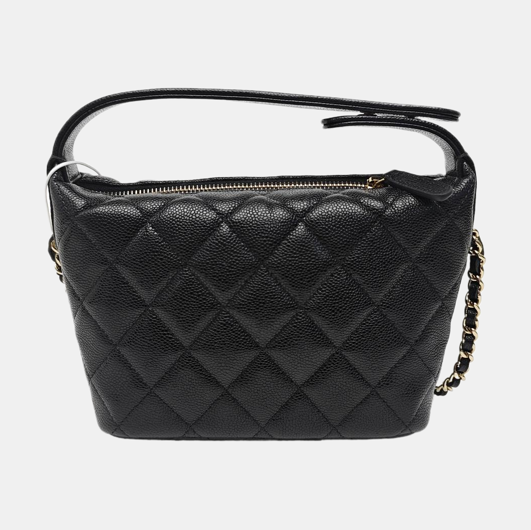 HOBO Quilted Grained Calfskin Black