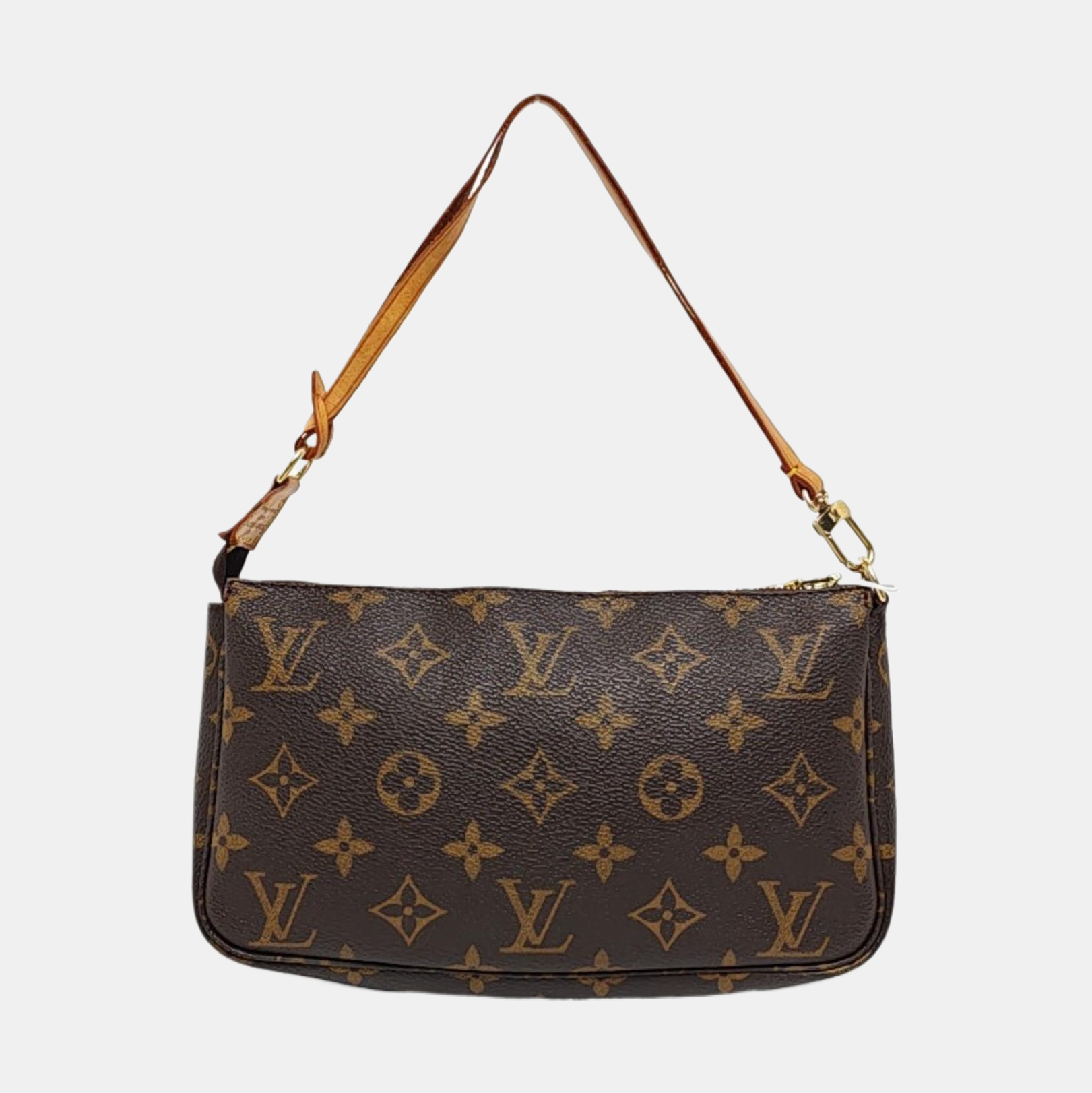 ACCESSOIRES Monogram Coated Canvas Brown