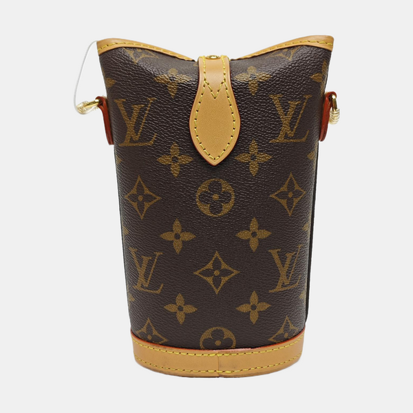 FOLD ME Monogram Coated Canvas Brown