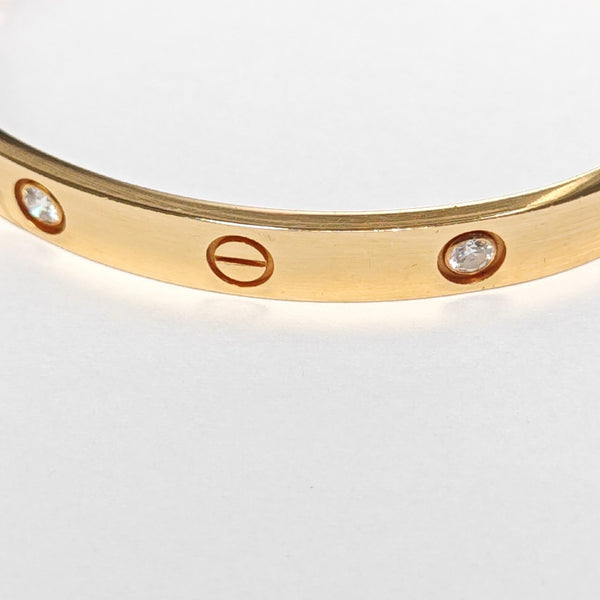 LOVE 18k Rose Gold Bangle