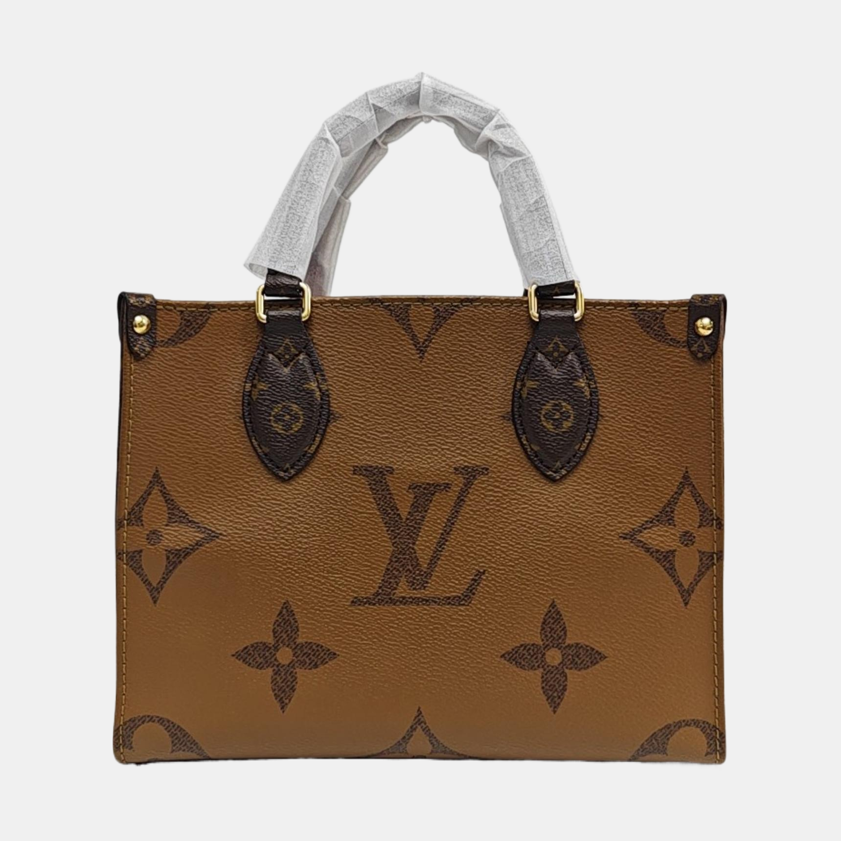 ONTHEGO PM Monogram Coated Canvas Brown
