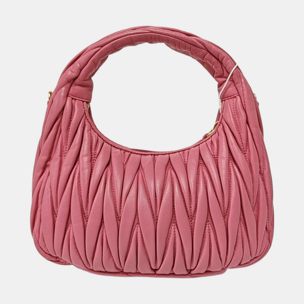 Wander Matelassé Small Quilted Lambskin Pink