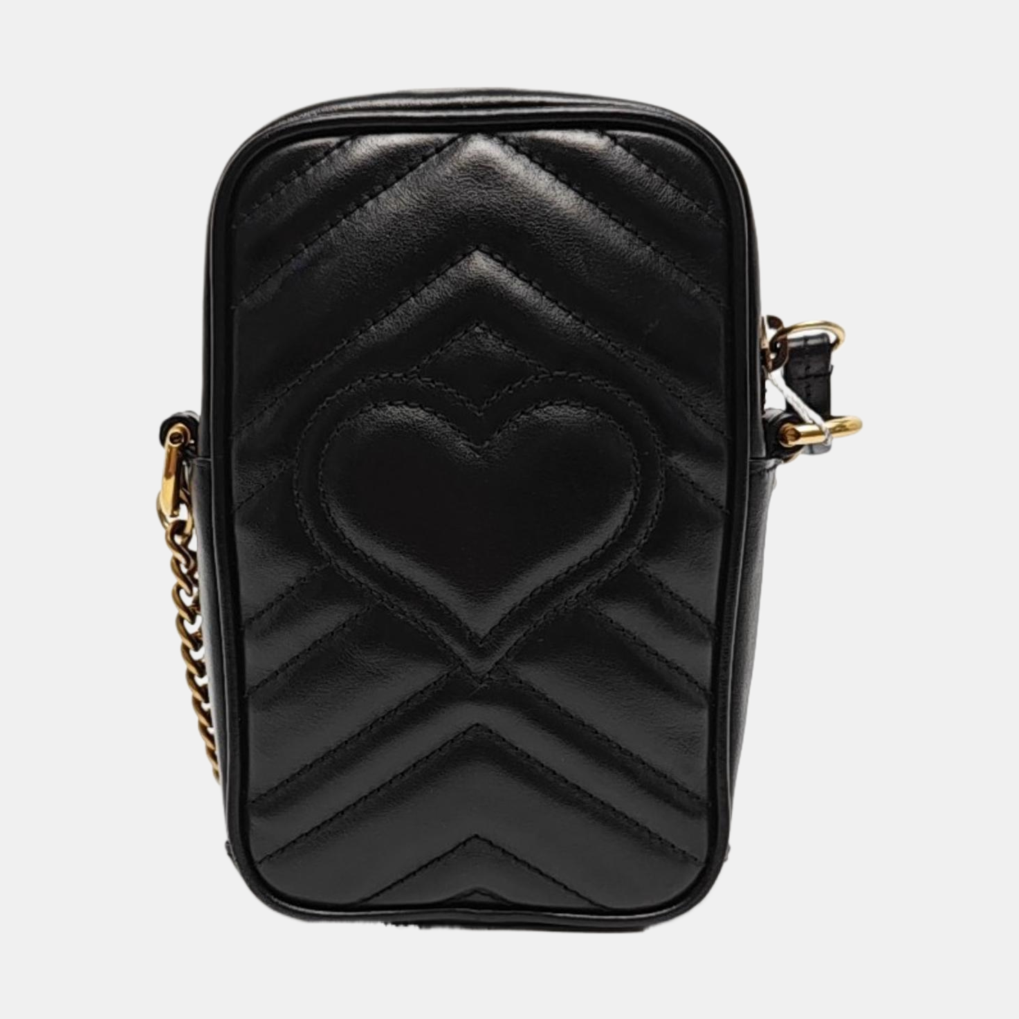 GG Marmont Mini Quilted Calfskin Black