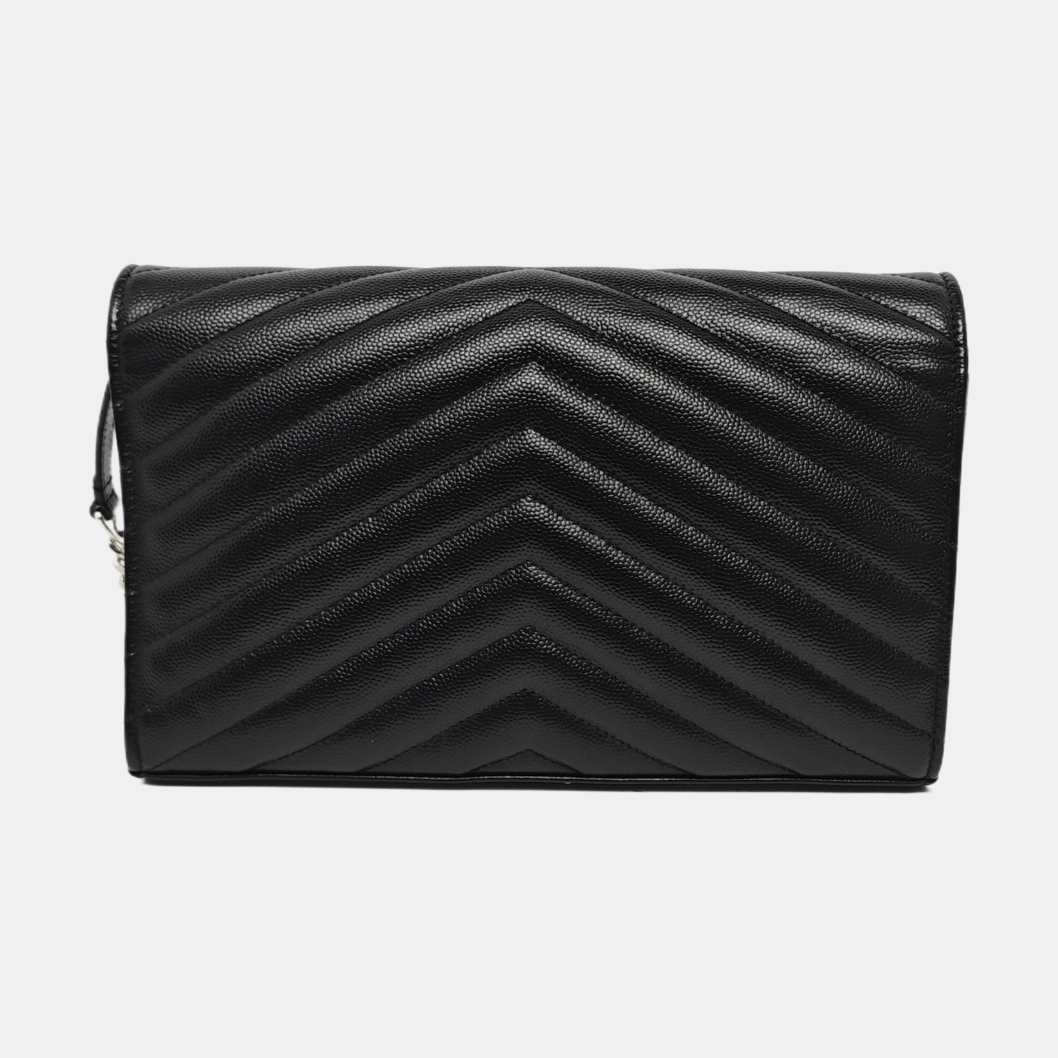 MONOGRAM Medium Chevron Calfskin Black