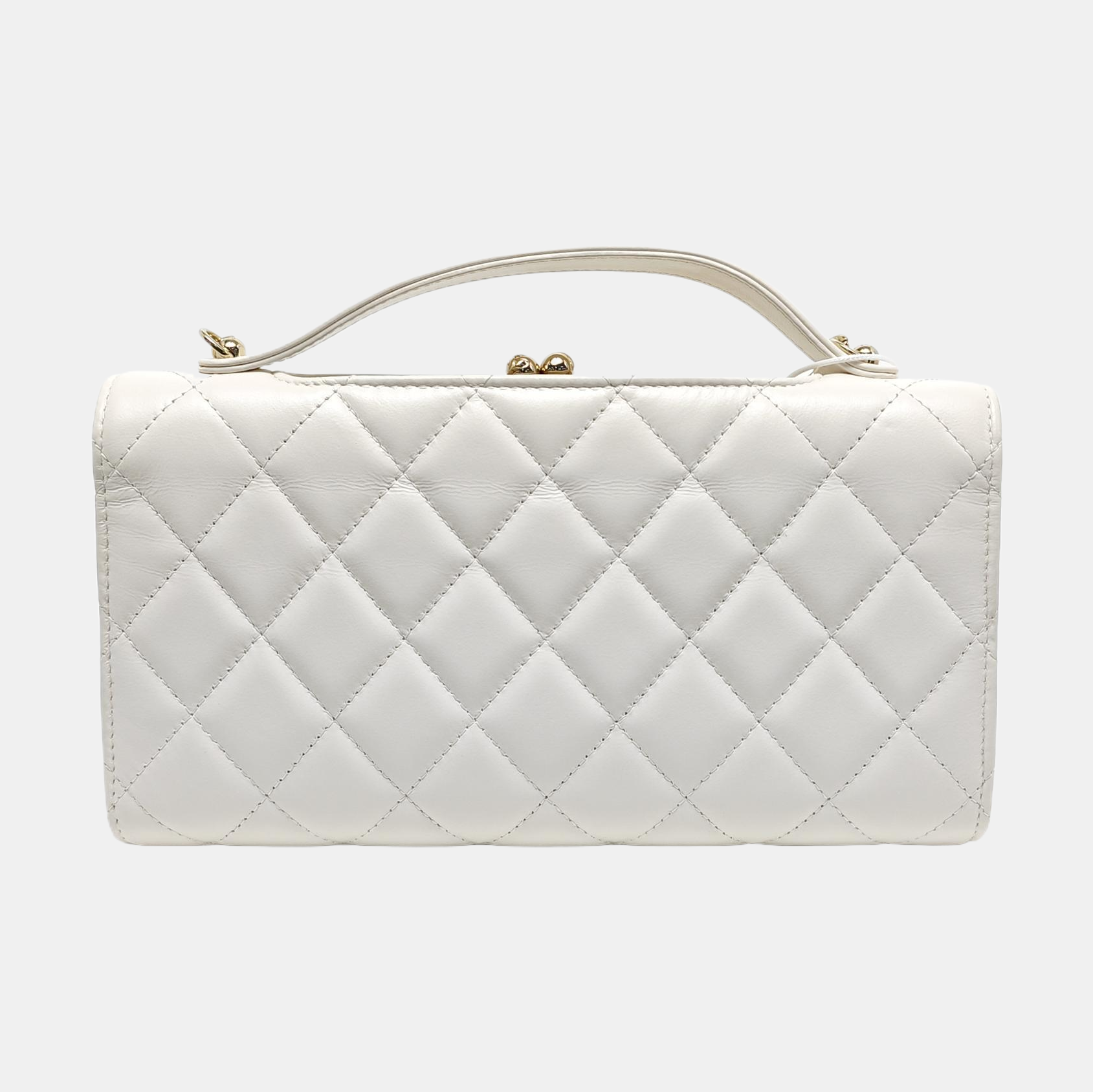 Quilted Calfskin White